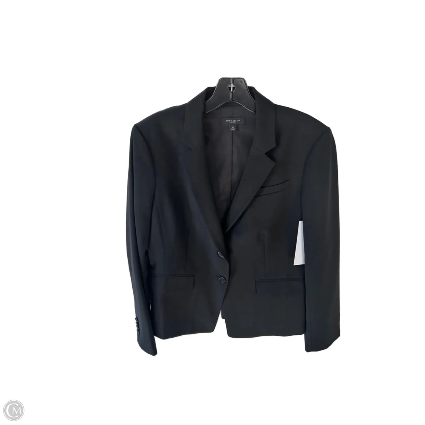 Blazer By Ann Taylor In Black, Size: L