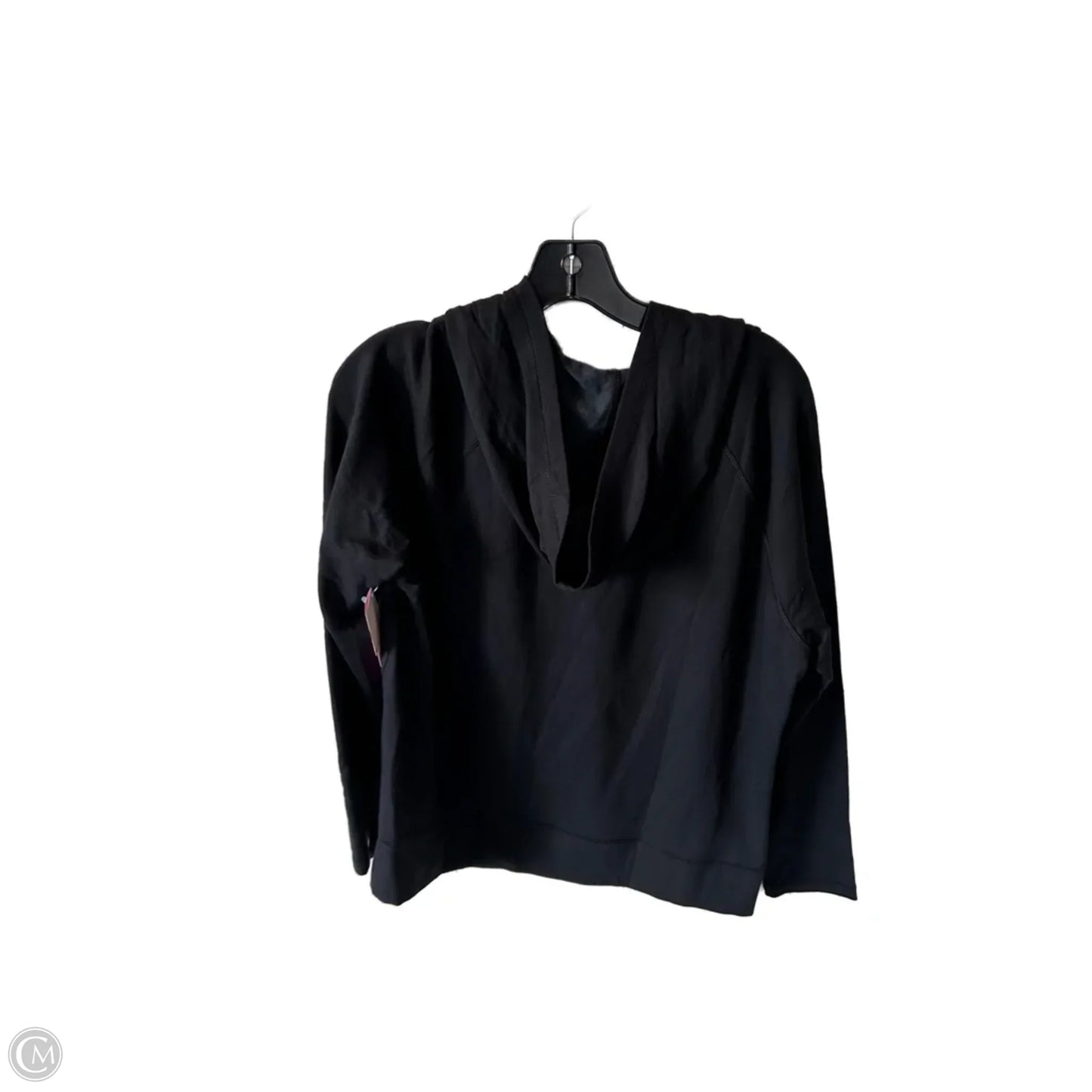 Sweatshirt Hoodie By Eddie Bauer In Black, Size: M