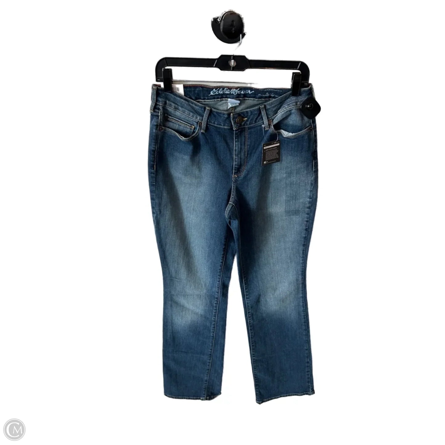 Jeans Boot Cut By Eddie Bauer In Blue Denim, Size: 8