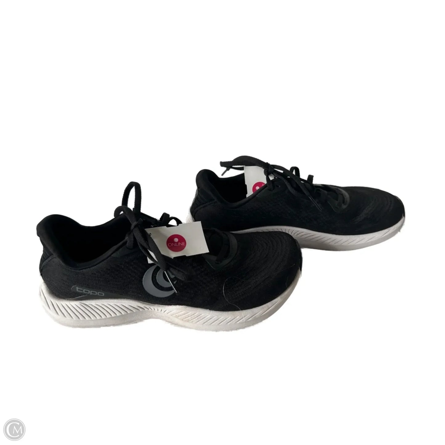 Shoes Athletic By Clothes Mentor In Black & White, Size: 8.5