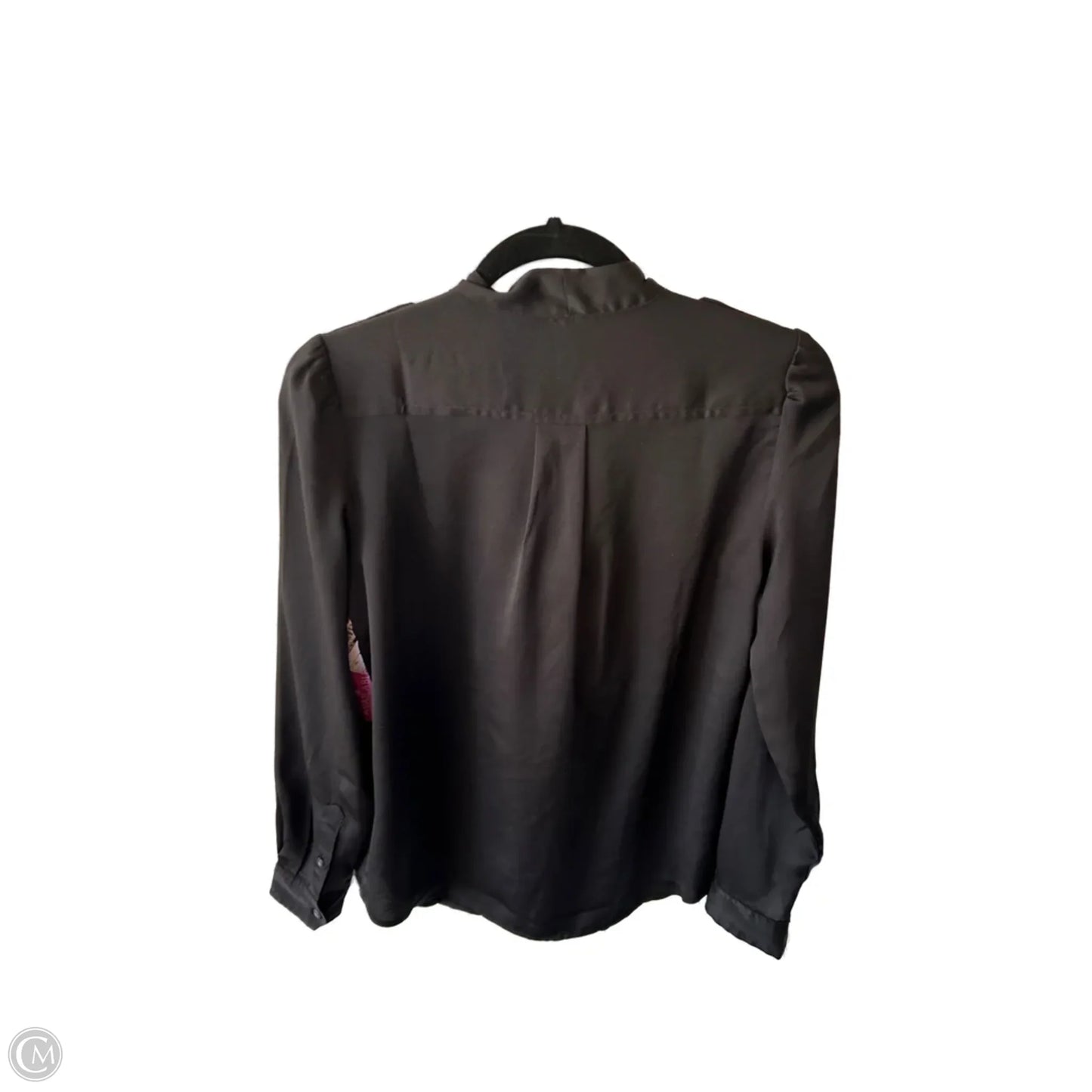 Top Long Sleeve By Banana Republic In Black, Size: Xs