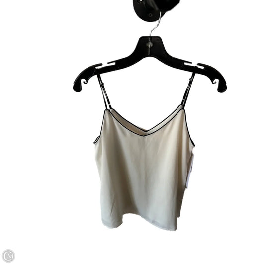 Top Sleeveless By Banana Republic In Black & White, Size: Xs