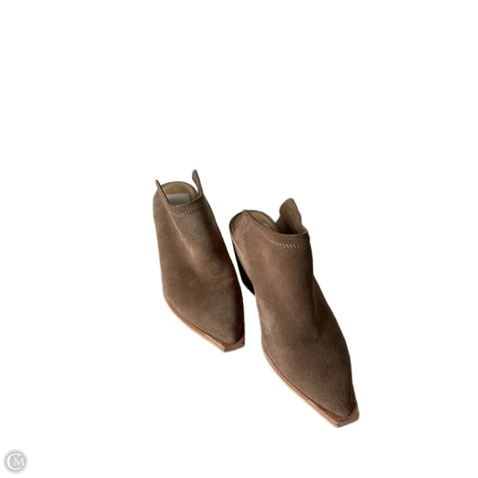 Boots Ankle Heels By Dolce Vita In Brown, Size: 5