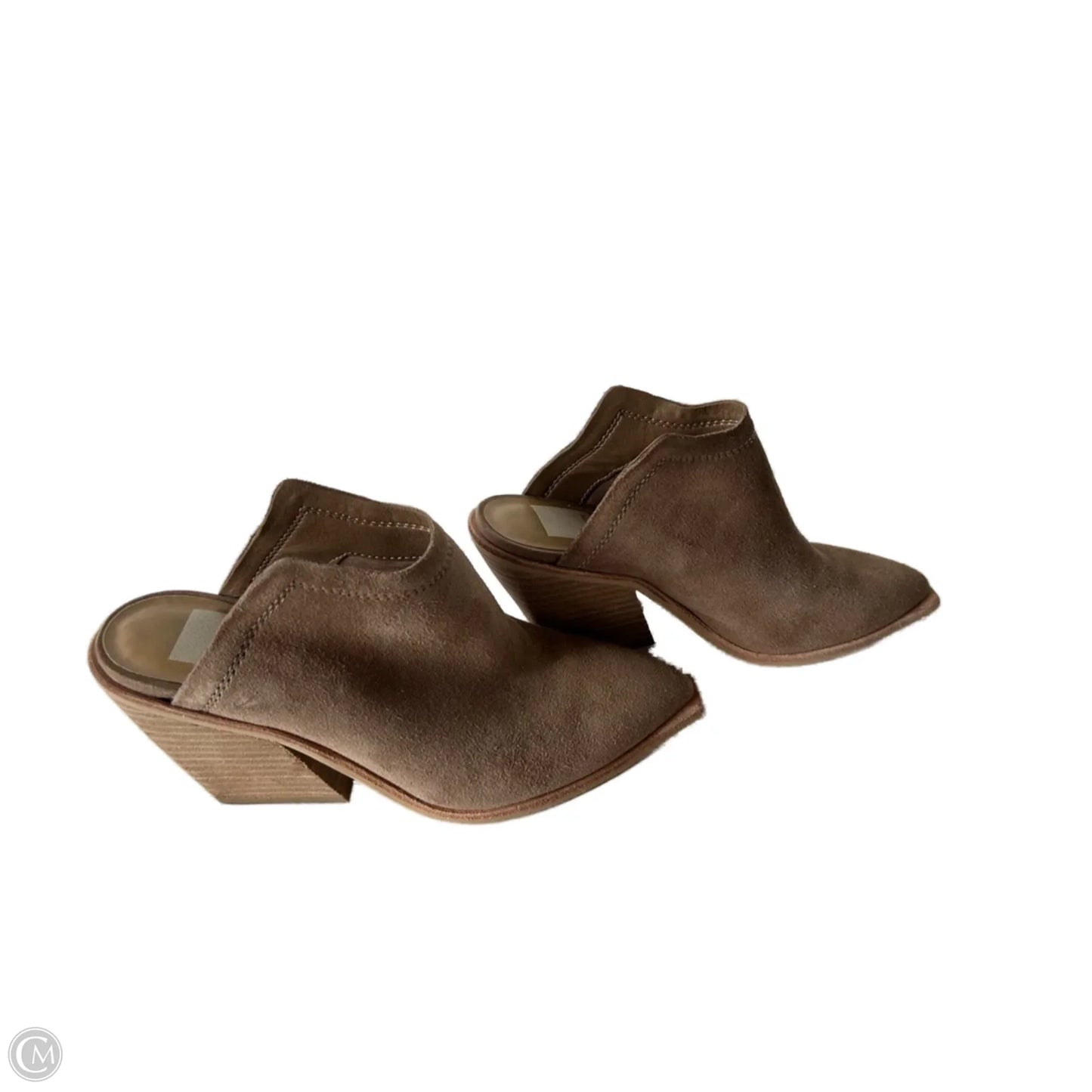 Boots Ankle Heels By Dolce Vita In Brown, Size: 5