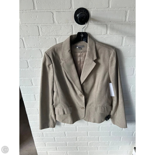 Blazer By Ann Taylor In Tan, Size: M