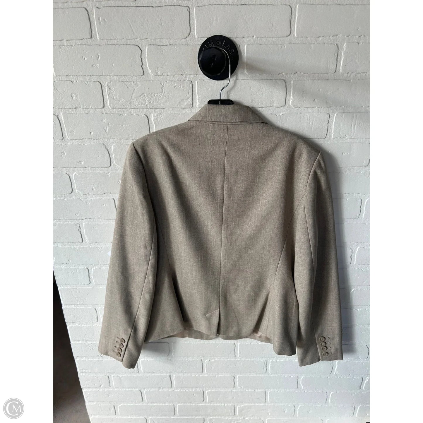 Blazer By Ann Taylor In Tan, Size: M