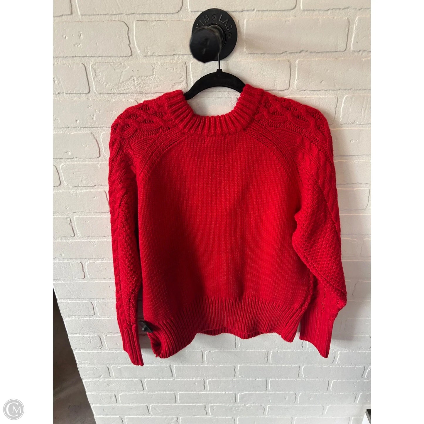 Sweater By Style And Company In Red, Size: L