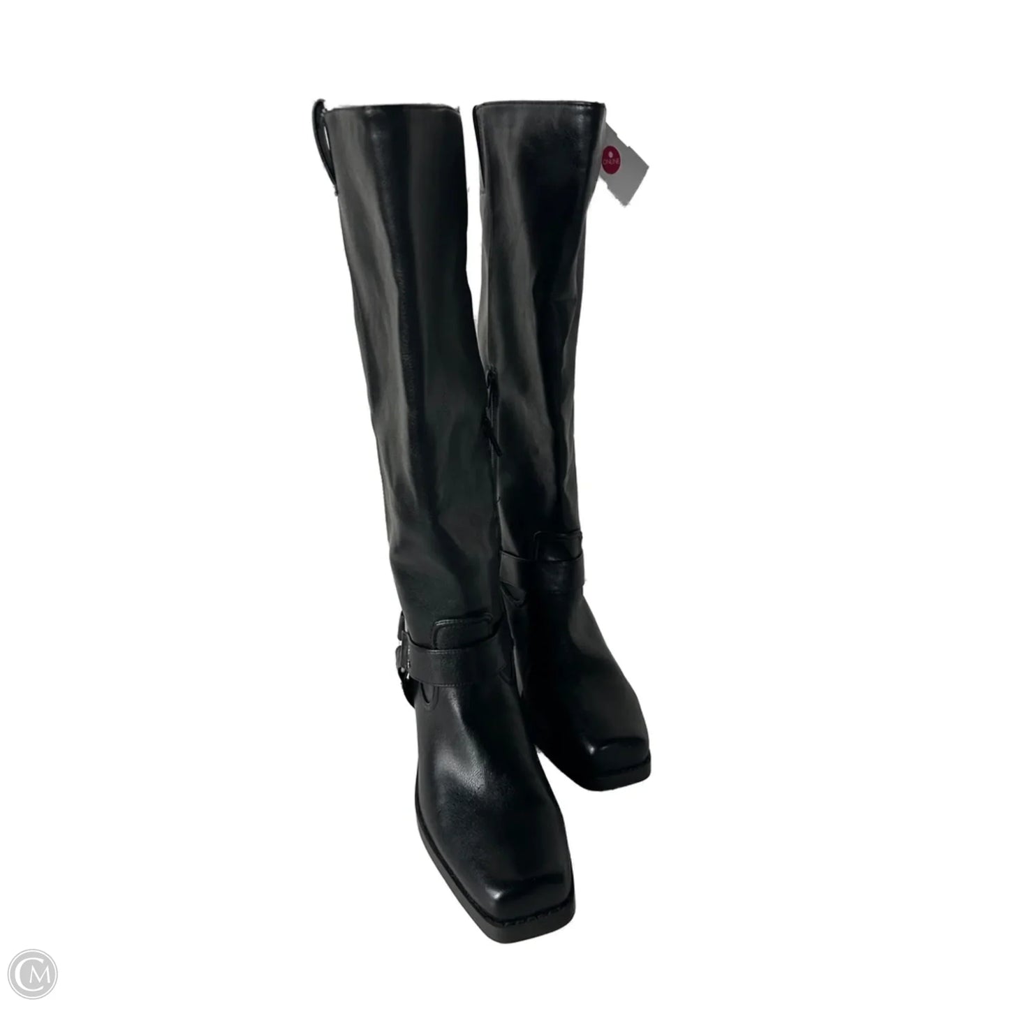 Boots Knee Heels By Universal Thread In Black, Size: 8.5
