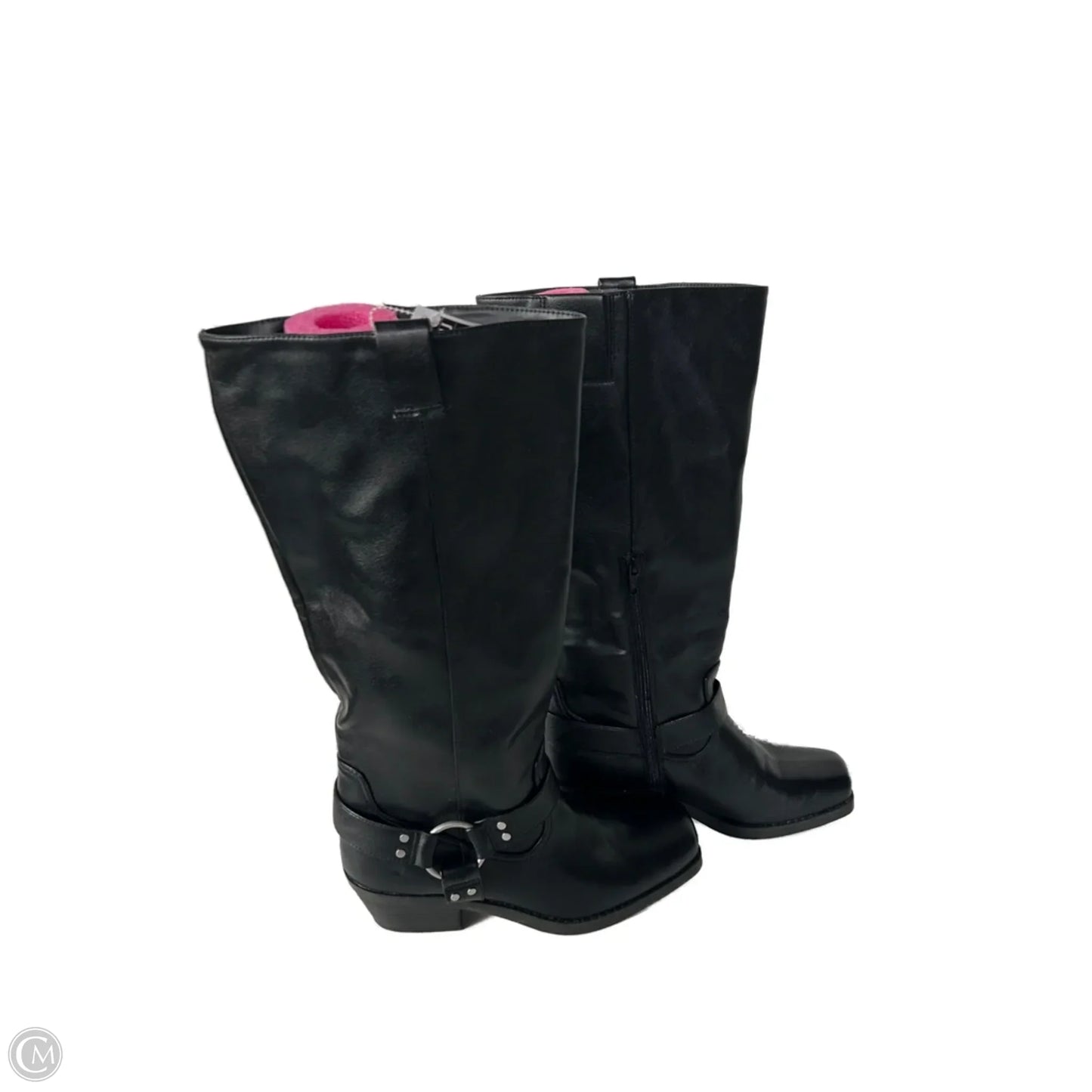 Boots Knee Heels By Universal Thread In Black, Size: 8.5