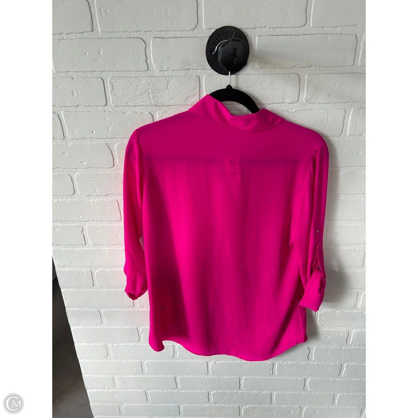 Top Long Sleeve By Express In Pink, Size: S