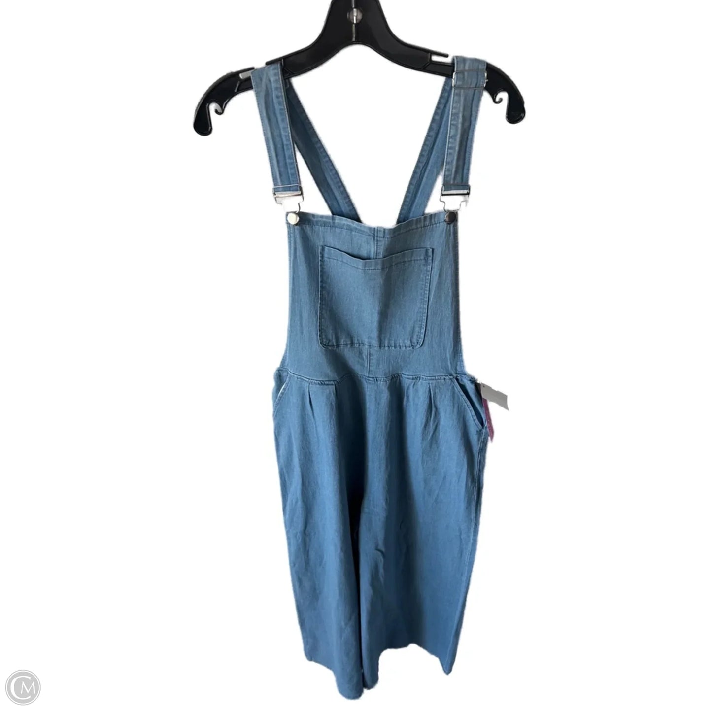 Overalls By Clothes Mentor In Blue Denim, Size: M