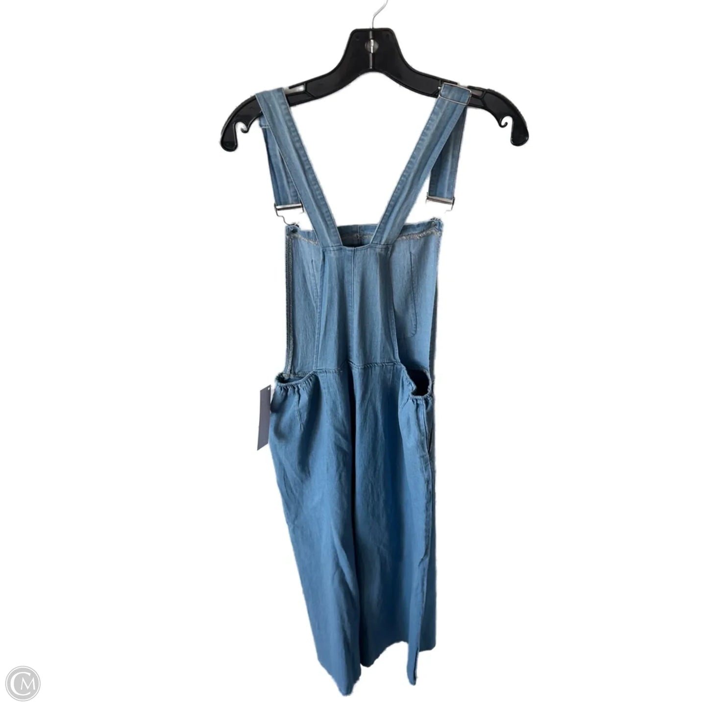 Overalls By Clothes Mentor In Blue Denim, Size: M