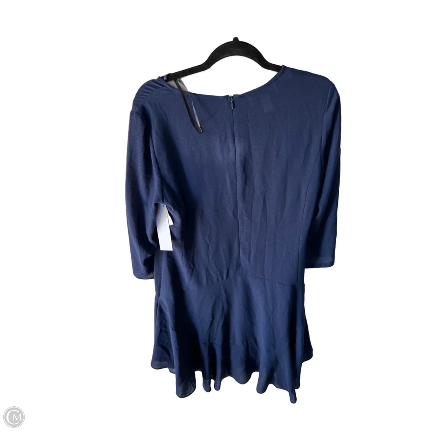 Dress Casual Short By Donna Morgan In Blue, Size: M