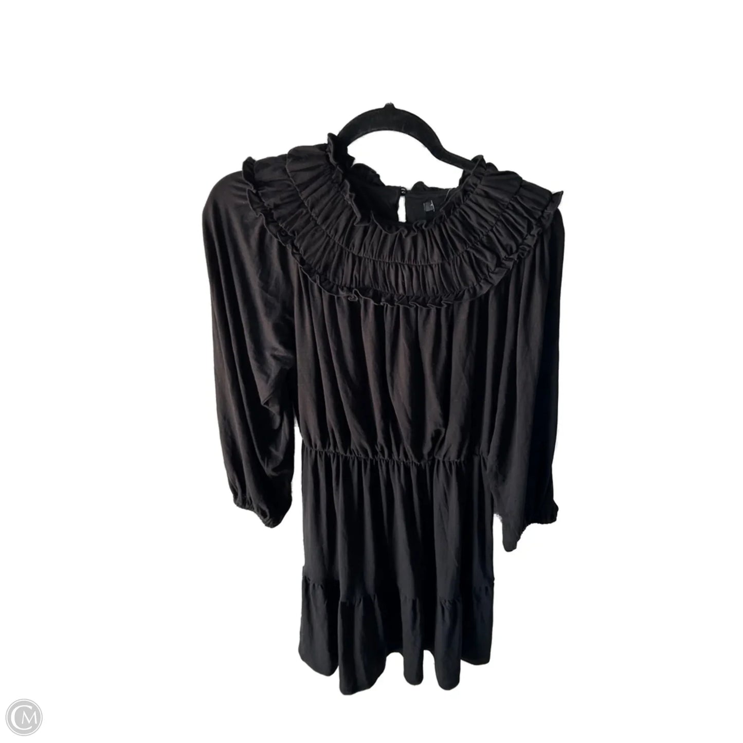 Dress Casual Short By Ann Taylor In Black, Size: Mp