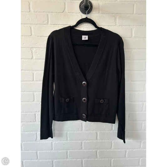 Sweater Cardigan By Cabi In Black, Size: M