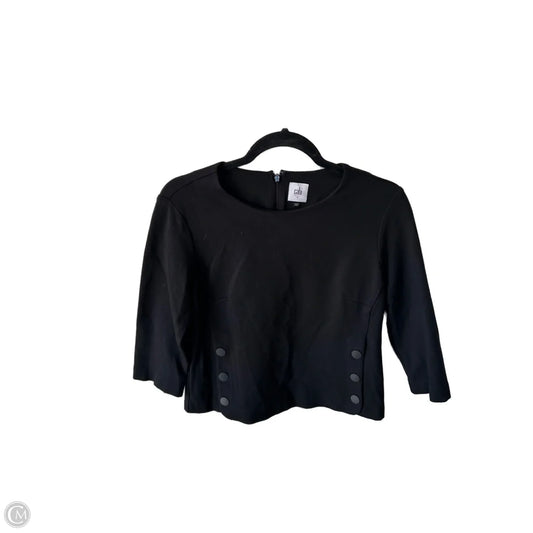 Top 3/4 Sleeve By Cabi In Black, Size: S