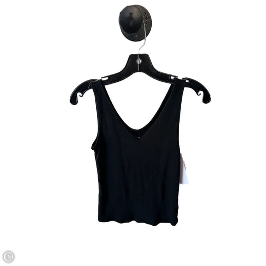 Top Sleeveless Basic By Gap In Black, Size: S
