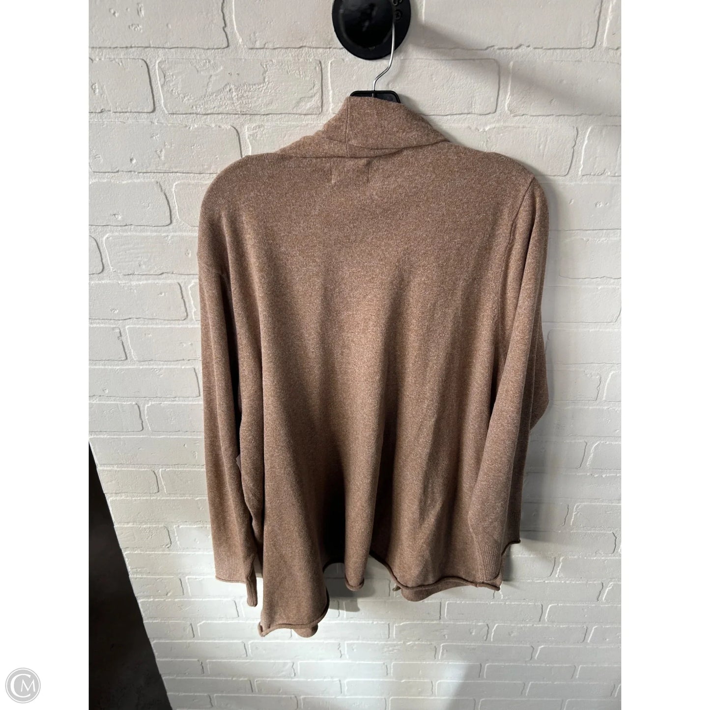 Sweater Cardigan By Croft And Barrow In Tan, Size: 3x