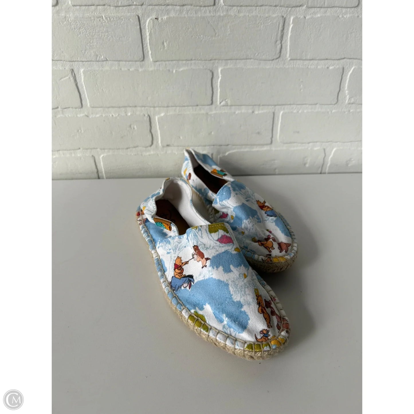 Shoes Flats By Disney In Blue & White, Size: 8.5