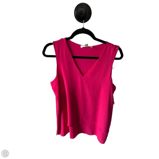Top Sleeveless By Michael By Michael Kors In Pink, Size: L