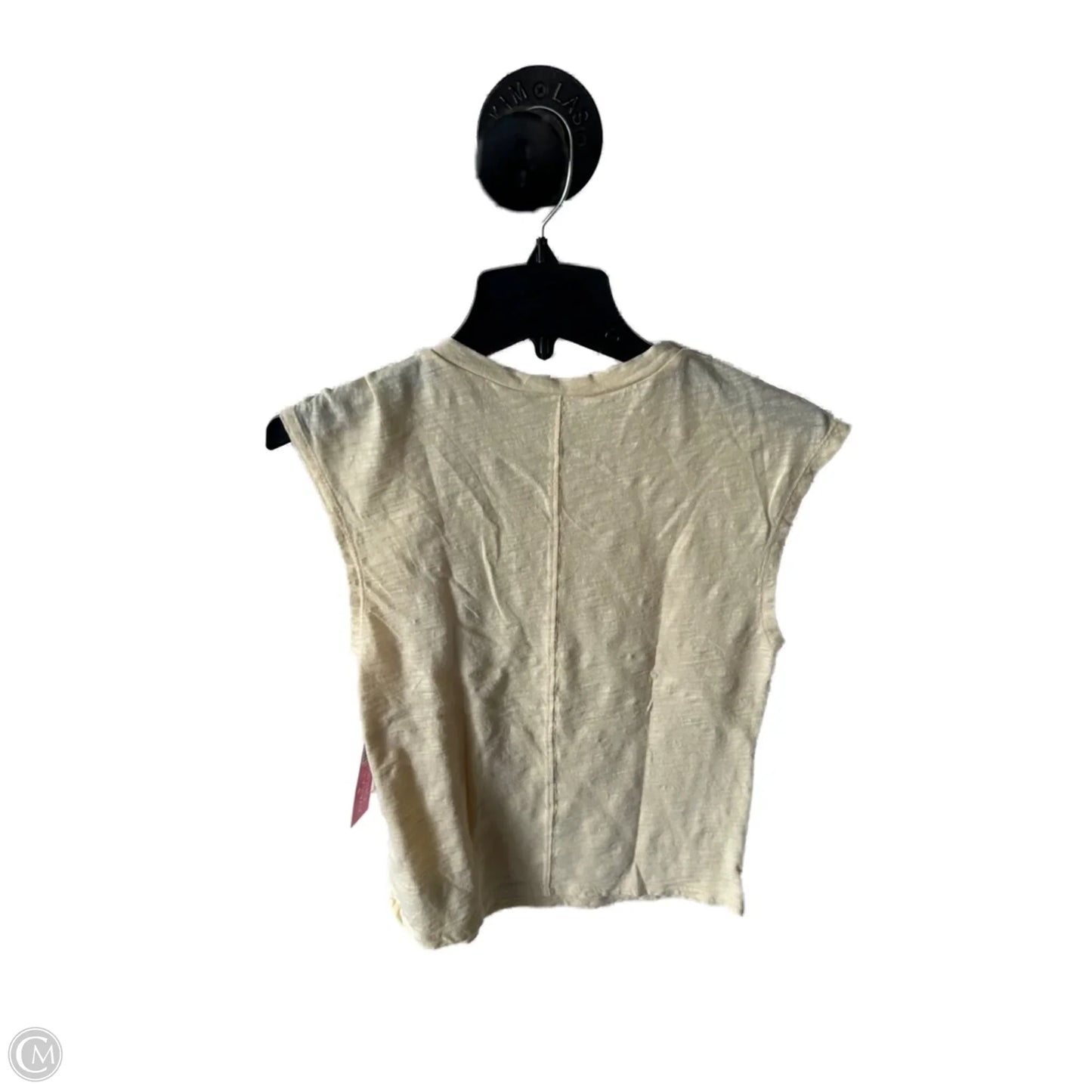 Top Sleeveless By Gap In Yellow, Size: S