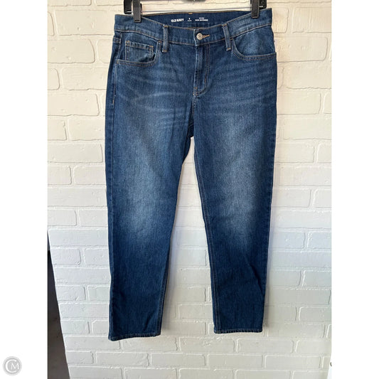 Jeans Boyfriend By Old Navy In Blue Denim, Size: 4p