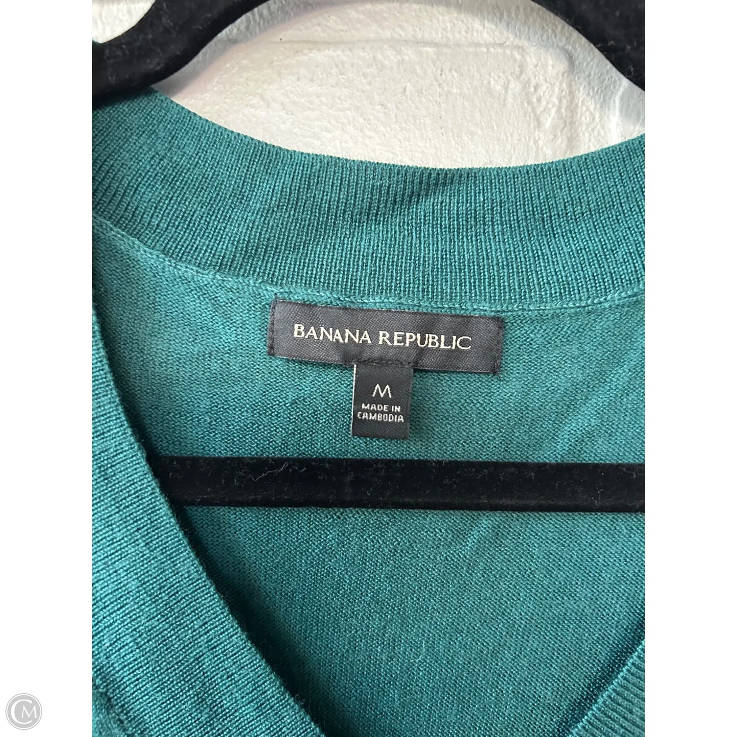 Sweater By Banana Republic In Green, Size: M