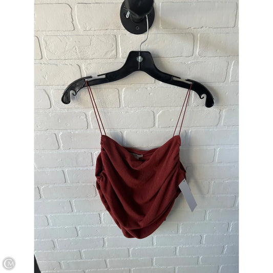 Top Sleeveless By H&m In Orange, Size: L