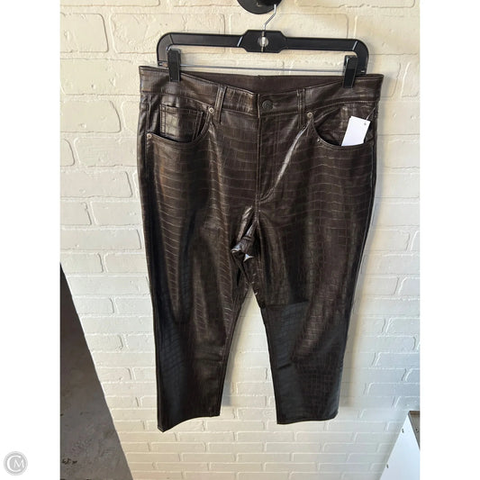 Pants Wide Leg By Gap In Brown, Size: 12