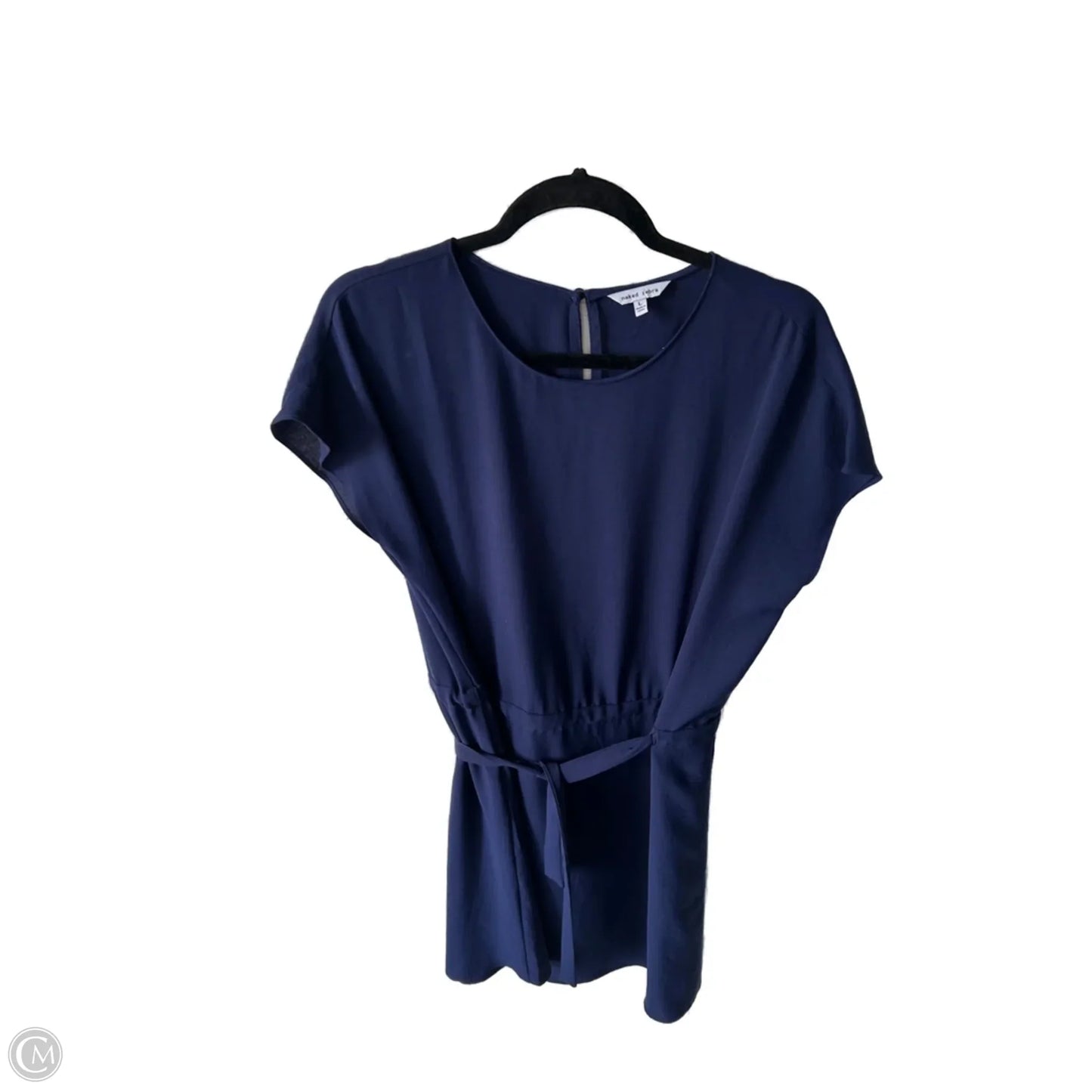 Dress Casual Short By Naked Zebra In Blue, Size: L