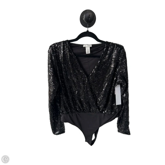 Bodysuit By H&m In Black, Size: L