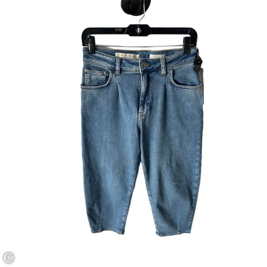 Jeans Straight By Pilcro In Blue Denim, Size: 4