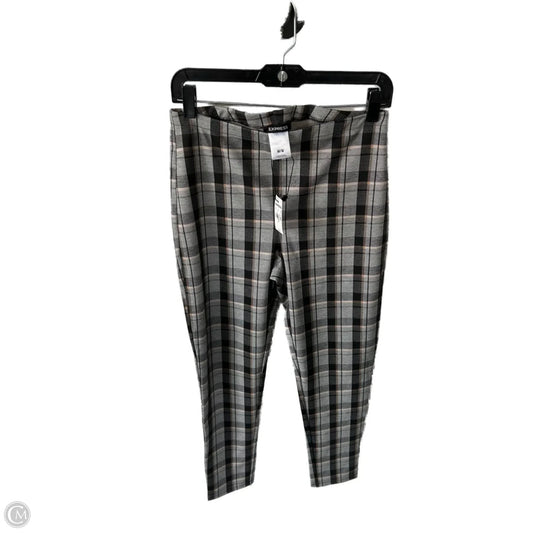 Pants Leggings By Express In Grey & Tan, Size: 8
