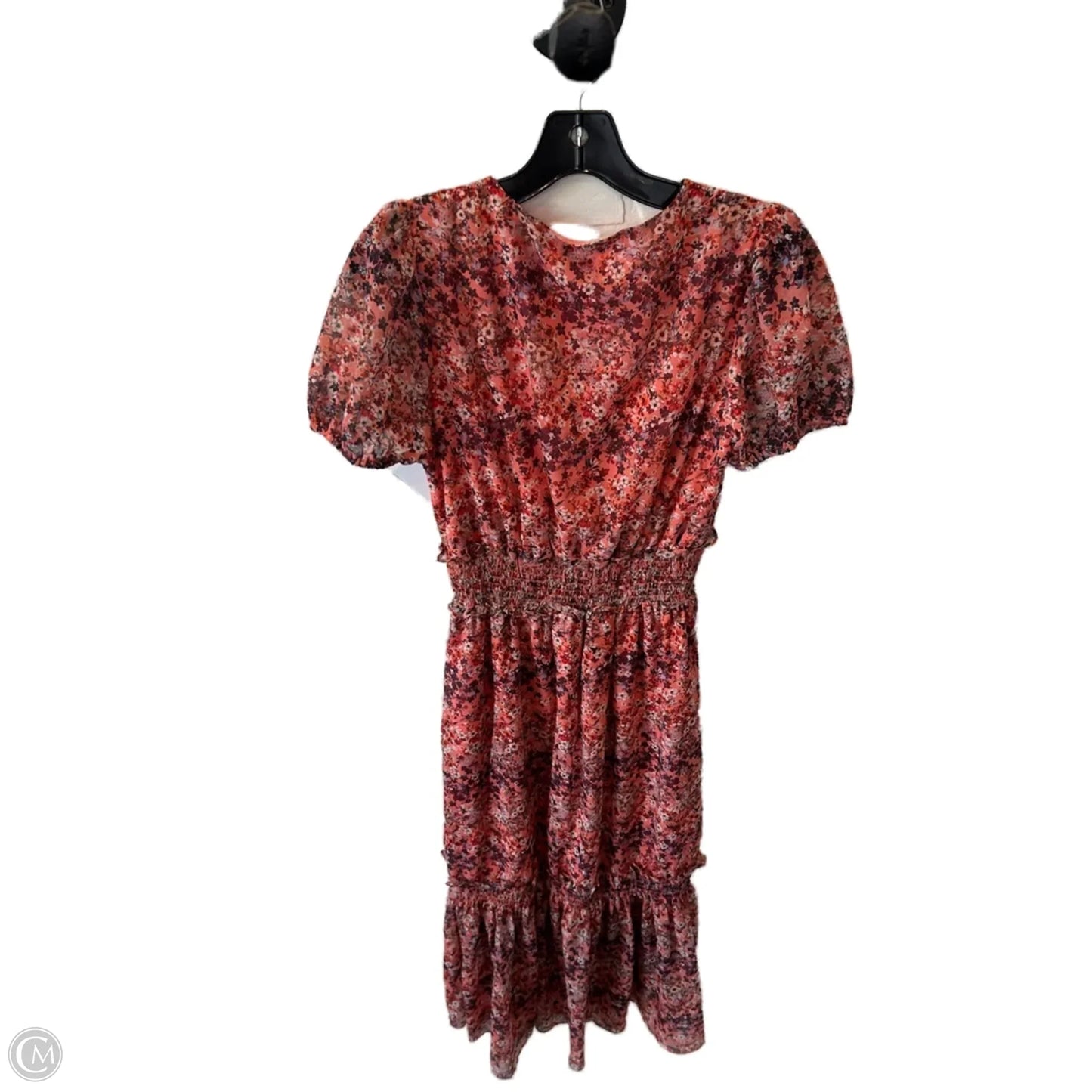 Dress Casual Maxi By Cmc In Orange & Purple, Size: S