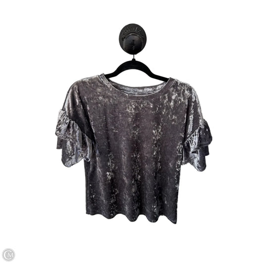 Top Short Sleeve By Mossimo In Grey, Size: S