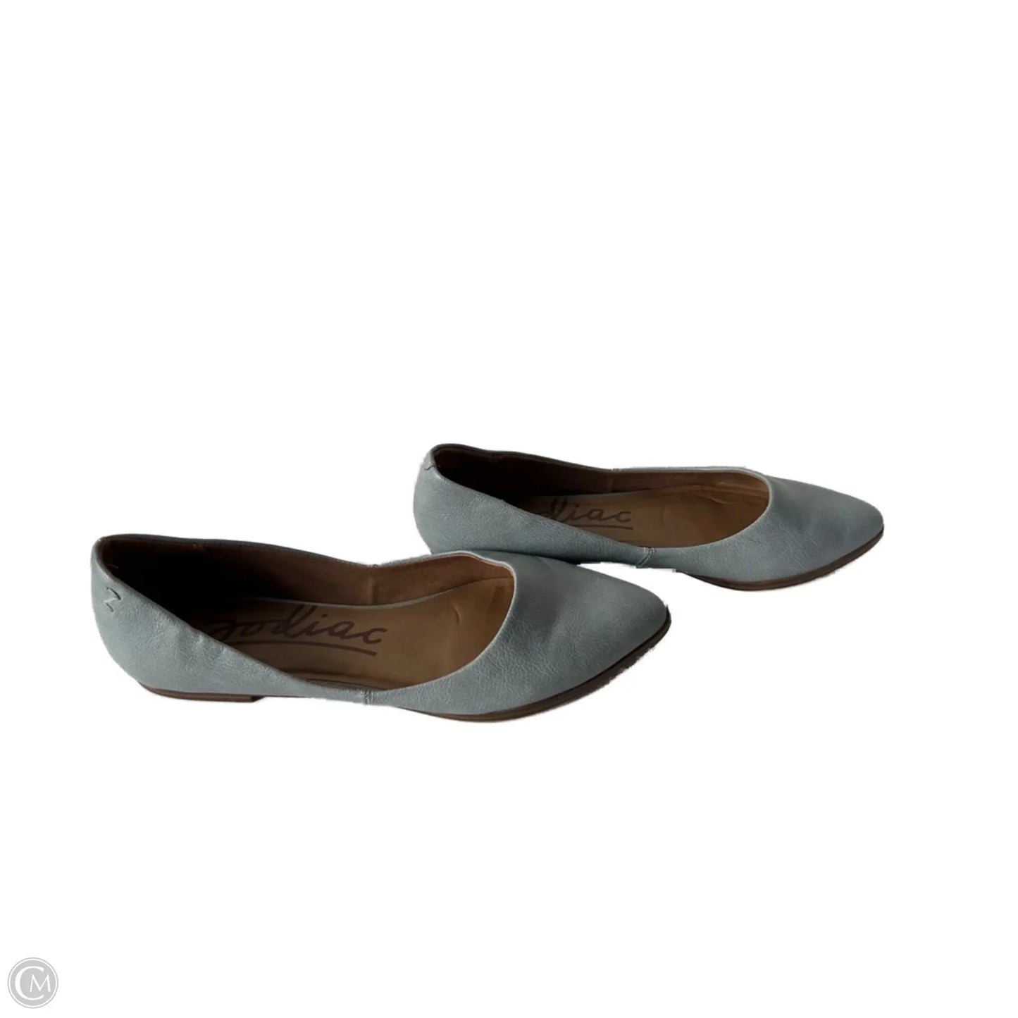 Shoes Flats By Zodiac In Grey, Size: 8.5
