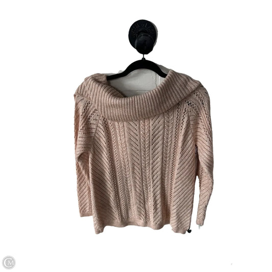 Sweater By White House Black Market In Peach, Size: L