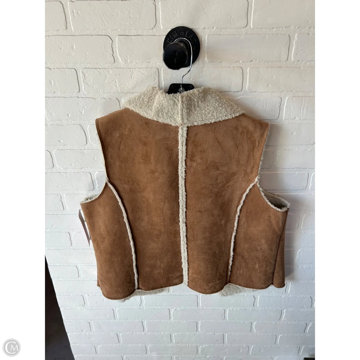 Vest Faux Fur & Sherpa By Old Navy In Brown, Size: Xl