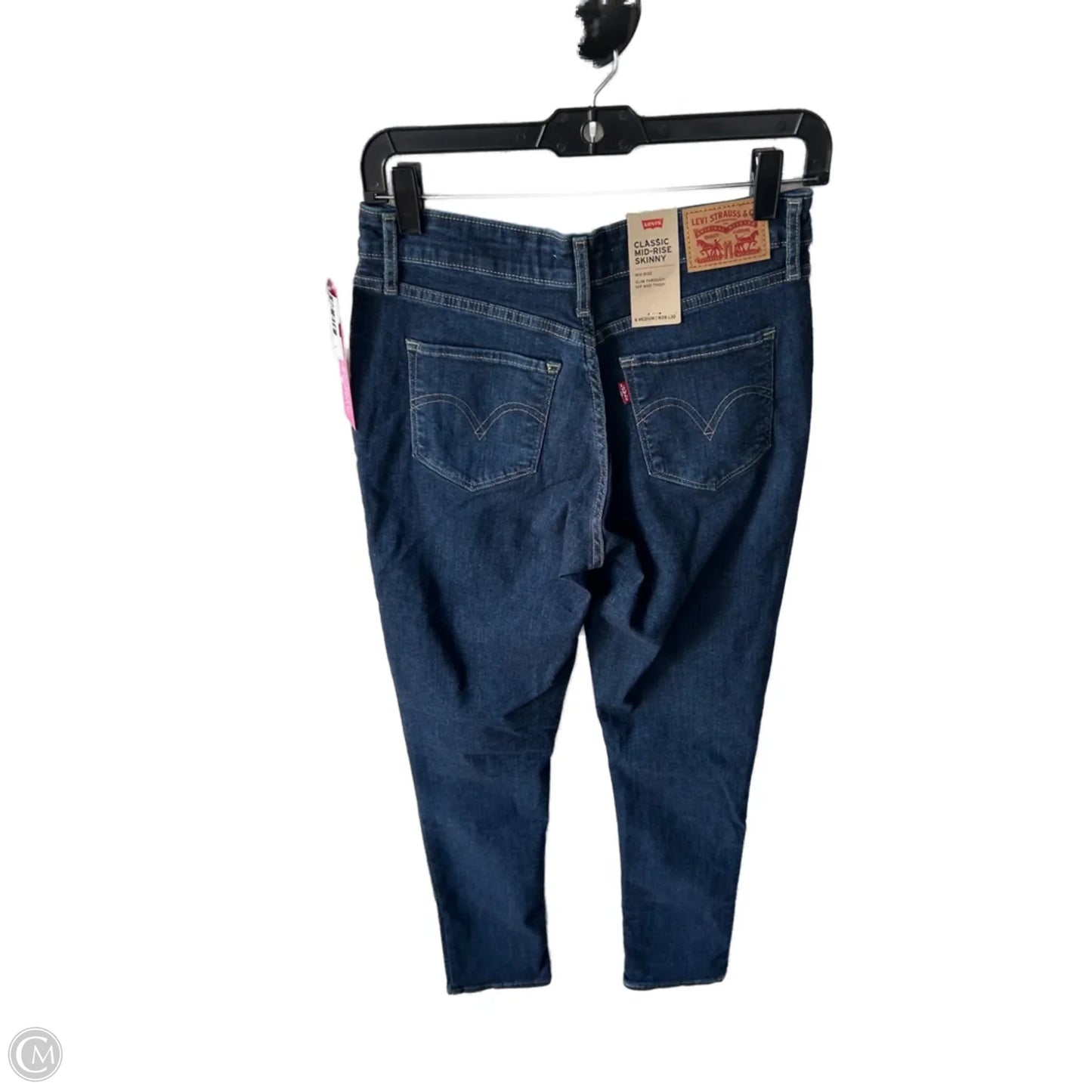 Jeans Skinny By Levis In Blue Denim, Size: 6
