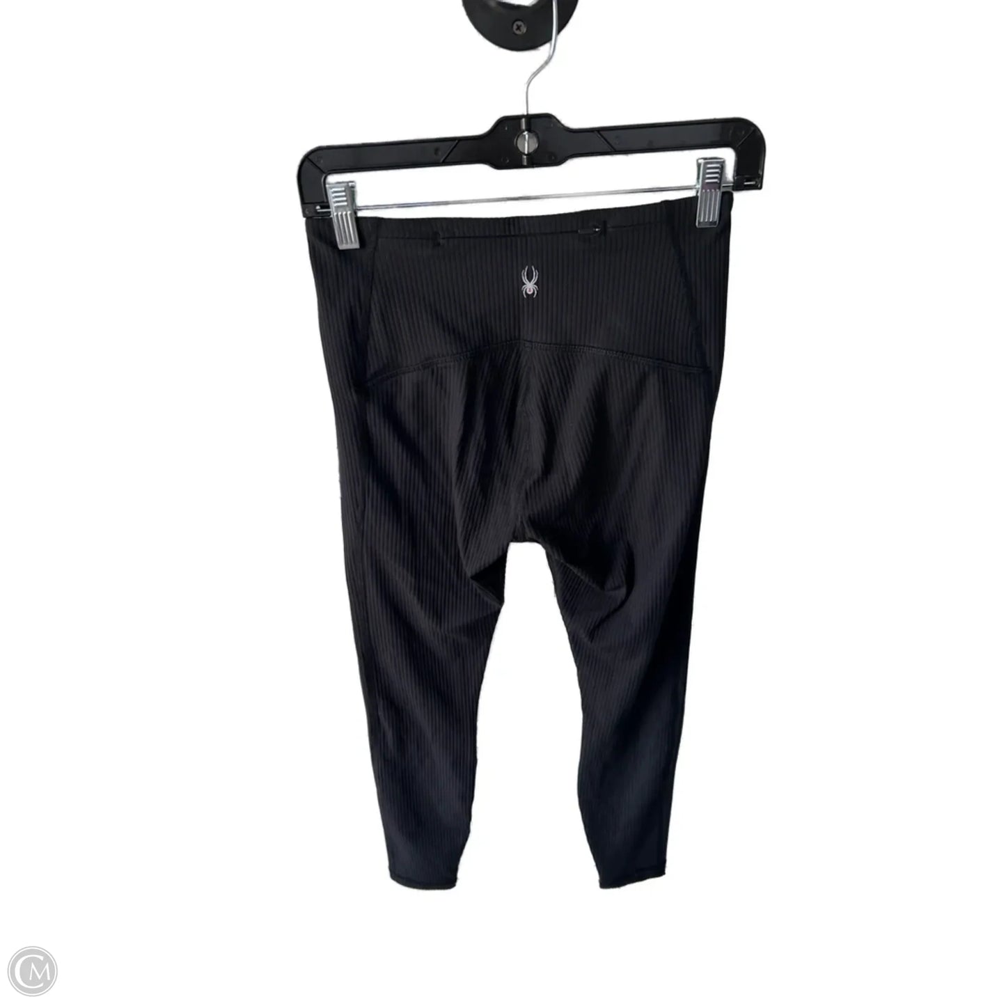 Athletic Leggings By Spyder In Black, Size: 4
