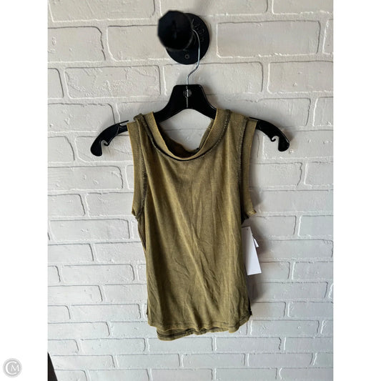 Top Sleeveless Basic By Zenana In Green, Size: M