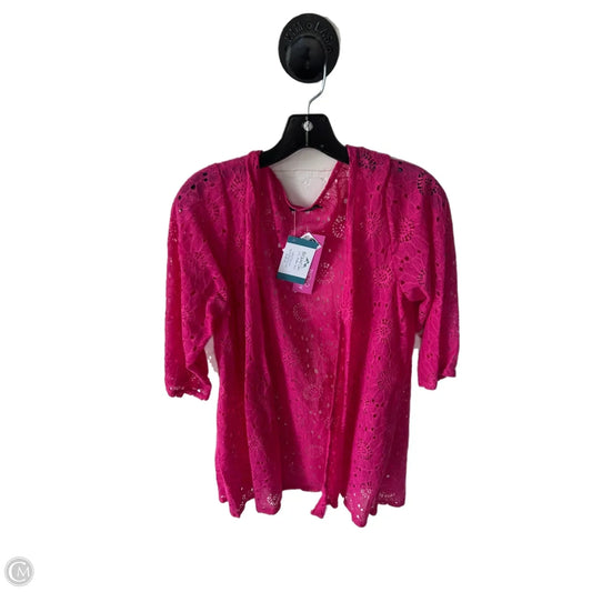 Cardigan By Heimish Usa In Pink, Size: 3x