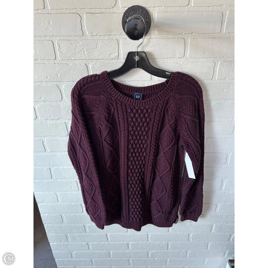 Sweater By Gap In Purple, Size: L