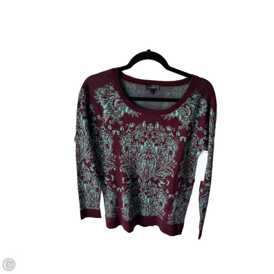 Sweater By Limited In Green & Red, Size: M