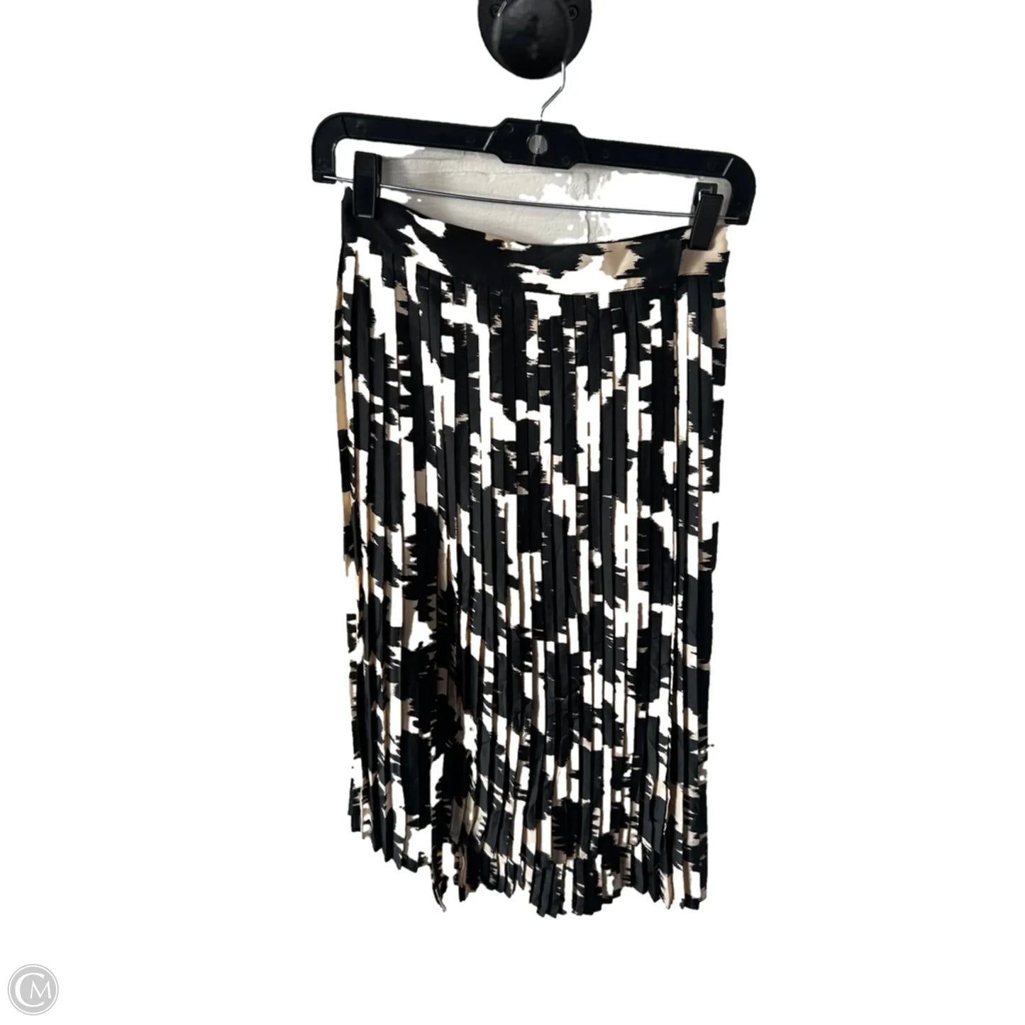 Skirt Midi By Top Shop In Black & Tan, Size: 4