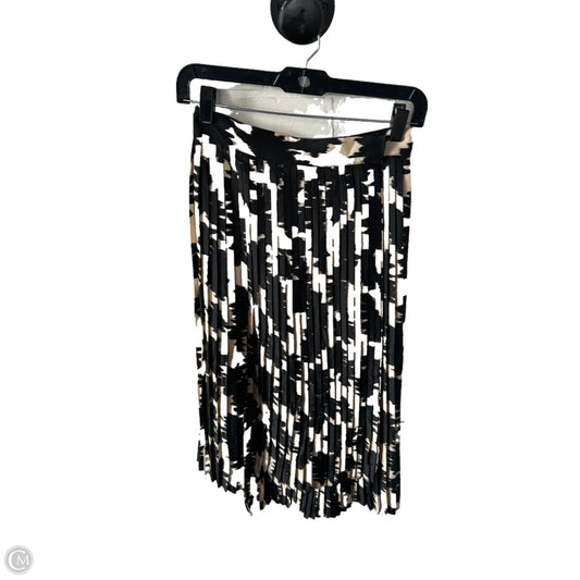 Skirt Midi By Top Shop In Black & Tan, Size: 4