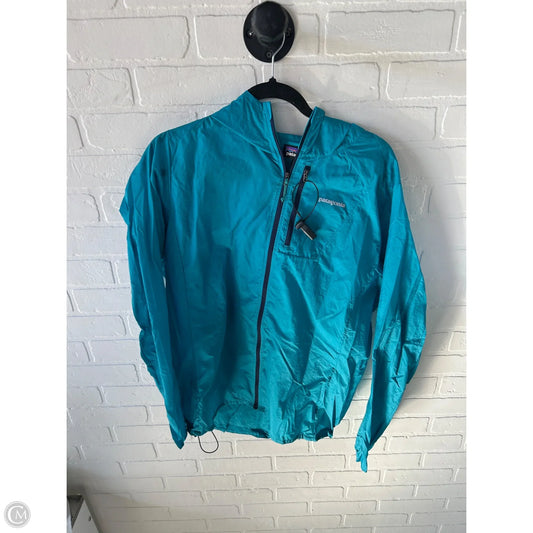 Jacket Windbreaker By Patagonia In Blue, Size: Xl