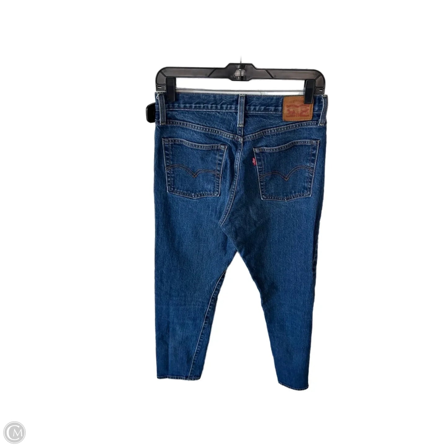 Jeans Straight By Levis In Blue Denim, Size: 6