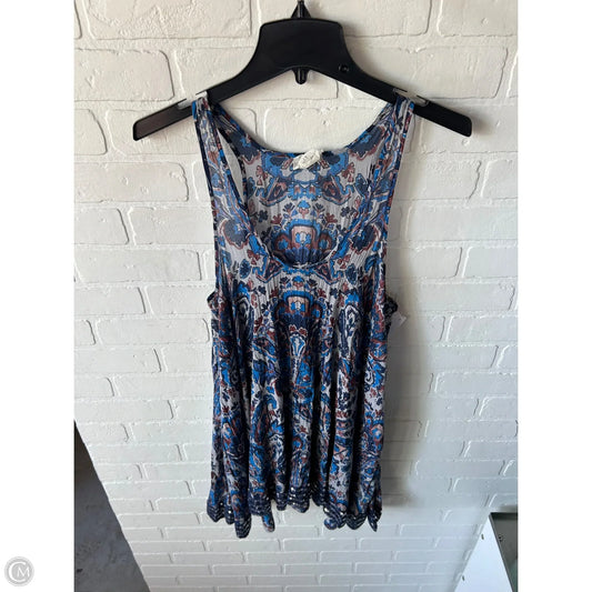 Tunic Sleeveless By Free People In Blue, Size: S