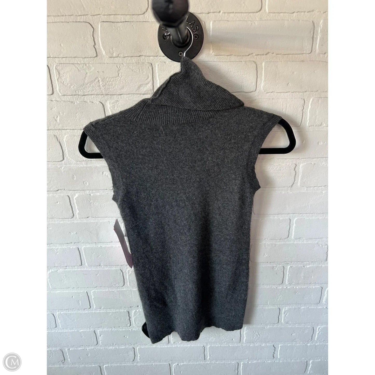 Sweater Cashmere By Saks Fifth Avenue In Grey, Size: Xs